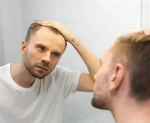 man with hair loss