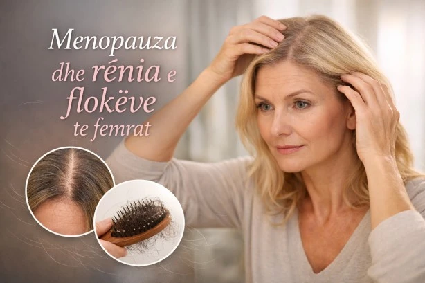 Menopauza dhe rënia e flokëve te femrat