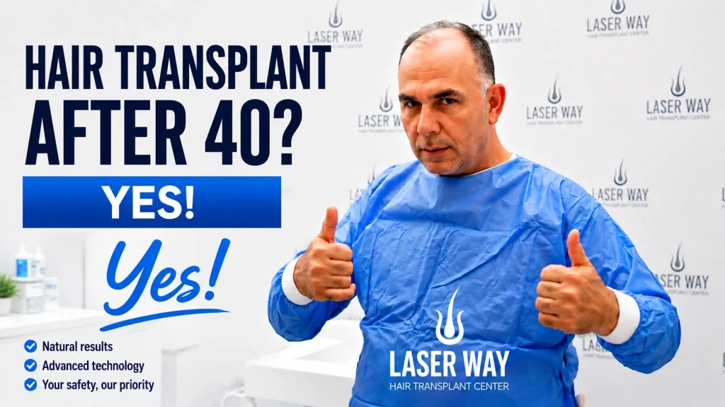 Hair Transplant After 40 Absolutely.