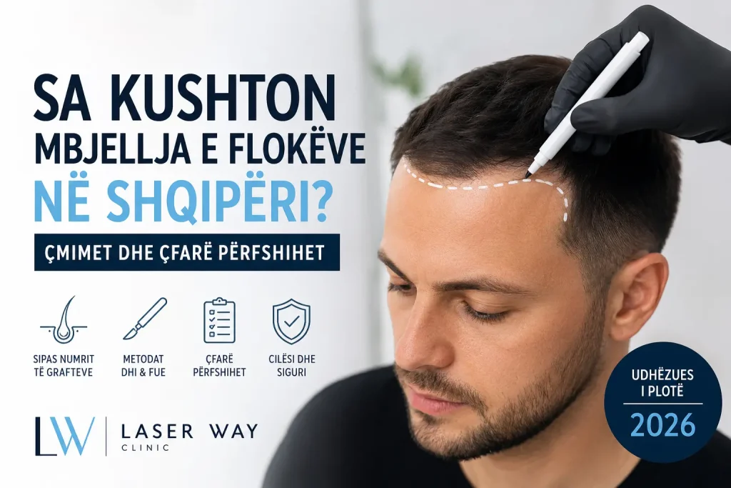 Sa kushton mbjellja e flokëve në Shqipëri në 2026