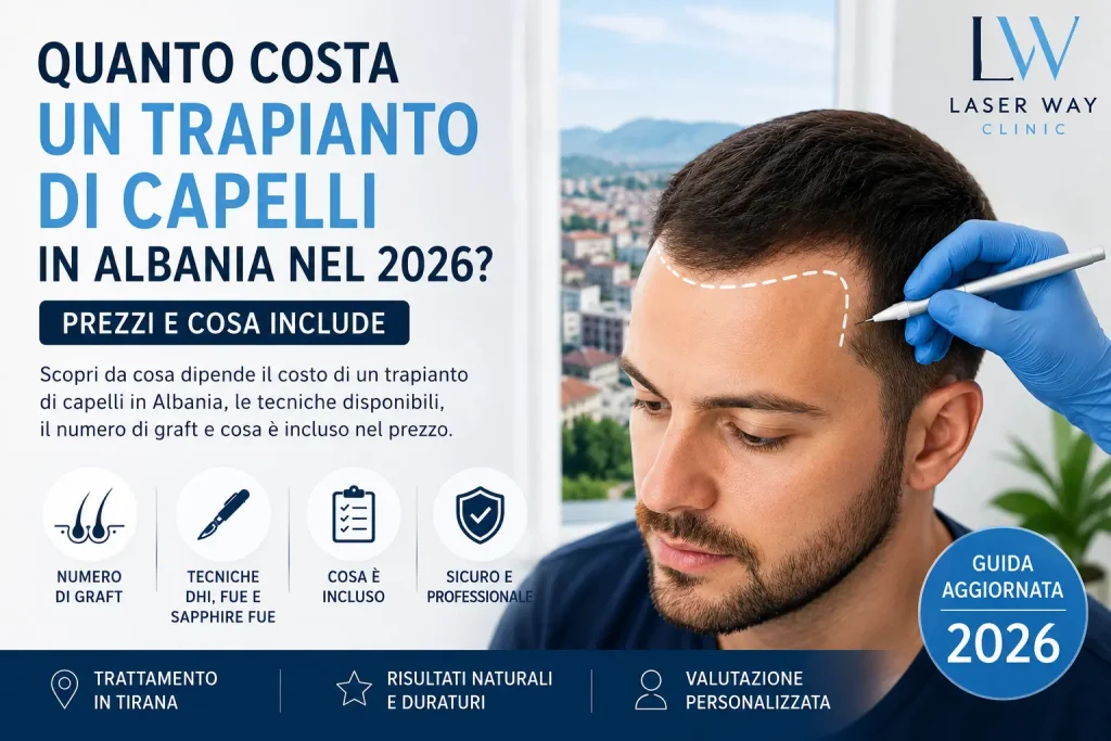costo trapianto capelli Albania